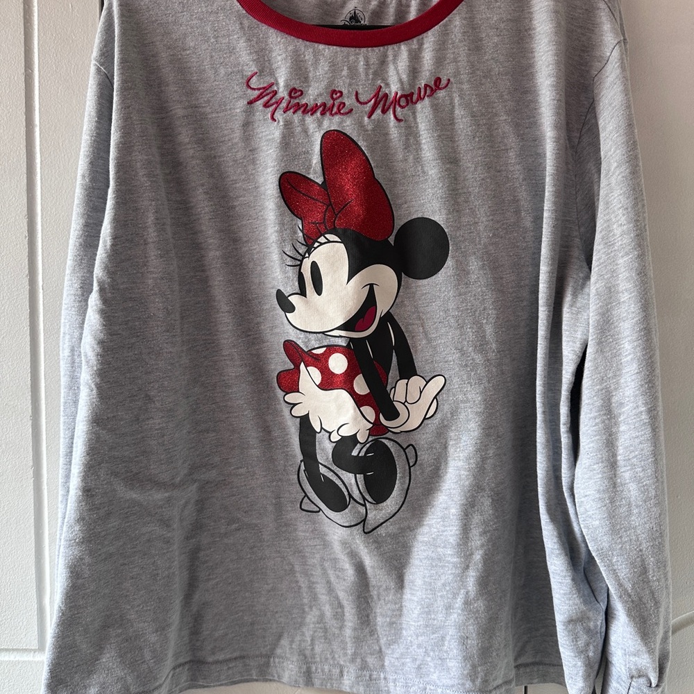 Minnie Mouse Gray and Red Kids Shirt